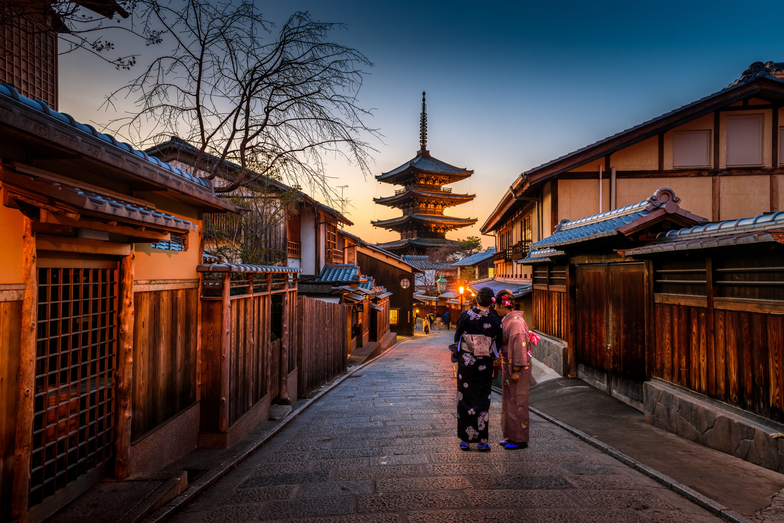 Old asian street